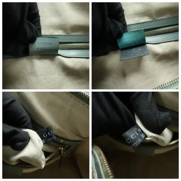 GUCCI Boston Brown Cloth Satchel 1045-021025 - Picture 10 of 12